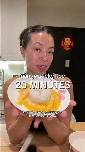 I finally perfected my mango sticky rice recipe 🥭✨