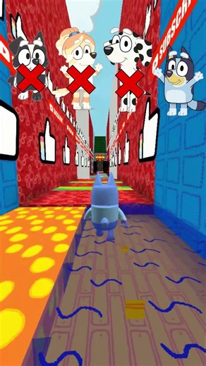 Who’s The Best 🤔 2 (Ohio Challenge 😱) Bluey 💙😰 #shorts #minecraft #roblox #bluey