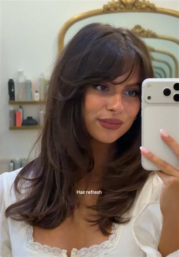 Get the Perfect French Bangs: Haircut Transformation