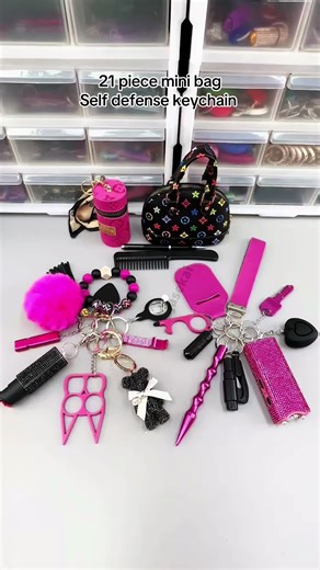 21 Piece Mini Bag Self Defense Keychain Guide