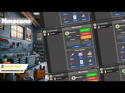 Advanced Mechanic Job Fivem | Nui (Nmecano)