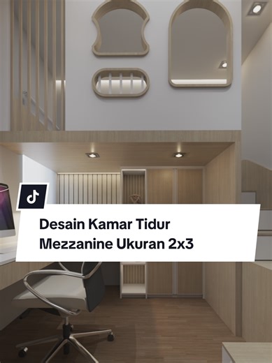 Desain Kamar Tidur Mezzanine yang Stylish