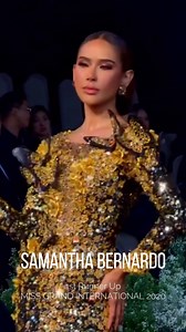Samantha Bernardo 1st Runner Up Miss Grand International 2020 By: Leo Almodal | BEYOND Walk & Talk TV