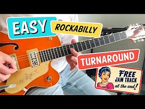 Fun Rockabilly Guitar Lesson with EASY 1-Finger Turnaround!