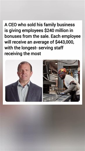 Now THIS is how you take care of your team! 💼💵🙌 #GoodNews #WholesomeLeadership #EmployeeBonus