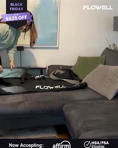 Up to $625 OFF! Black Friday is here EARLY! Get the best home leg swelling relief system ever made! HSA/FSA and Affirm payment plans accepted! Why Flowell is different: ✨ FULL coverage up to waist (not just calves like other boots) helps PUSH SWELLING FLUID OUT ✨ Medical-grade intensity levels ✨ Professional lymphatic drainage ✨ Insurance-approved device ✨ HSA & FSA eligible ✨ FDA Approved Finally, real relief from: ❤️ Lymphedema ❤️ Edema ❤️ Water retention ❤️ Poor circulation ❤️ Venous insuffic