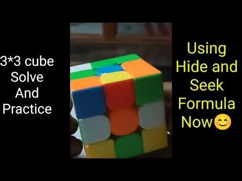 3*3. Rubix cube..I solved and you ? Learn something.#ytshorts #rubikscube