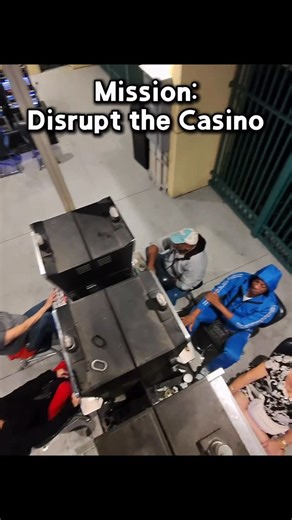 @serveonly on Instagram: "I prank places that profit from people at their weakest. Casinos that sell hope and pay out regret. Liquor stores that turn stress into addiction. “Happy ending” parlors that dress exploitation up as self-care. I don’t do it with violence. I don’t do it with lectures. I do it with humor. Laughter disarms ego. Comedy exposes absurdity. And when something evil is forced to laugh at itself, it loses power—just for a moment. That moment matters. These pranks aren’t about hu