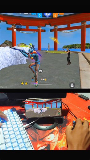 Free Fire Gaming keyboard mouse🖱️⌨️📲Gameplay #mixpro #geekgamer #shorts #shortsviral #youtubeshorts