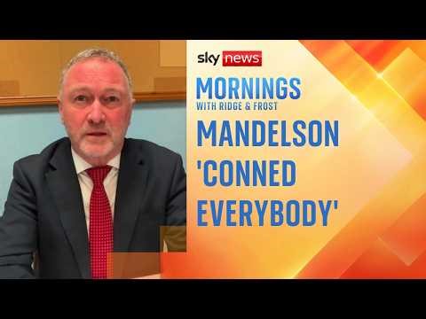 'I feel like I've been punched in the stomach' by Mandelson, says Reed