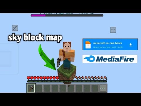 How to Download One Block Map in Minecraft & PE 🤫| Easy Tutorial.
