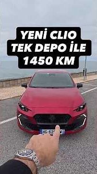 Yeni Renault Clio Eco-G 1450 km menzil sunuyor #renault #clio #shorts