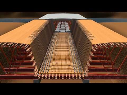 Bridge construction - Incremental Launching - 3D Animation