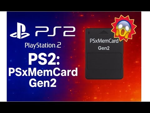 👉 Essential for your PS2 😍 PSxMemCard Gen2 the best Memory Card