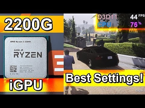 Best Graphics Settings for Ryzen 3 2200G (Integrated Vega Graphics)