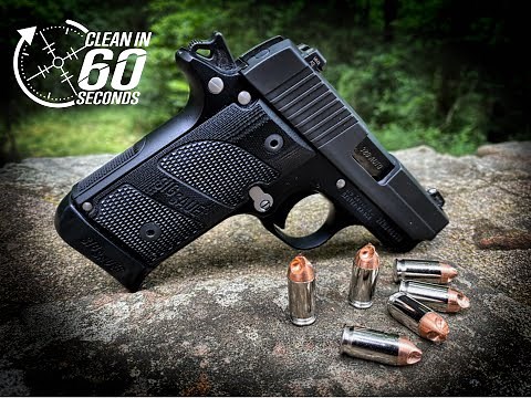Sig Sauer P238 Disassembly, Clean & Assembly Instructional Video - Clean in 60 Seconds