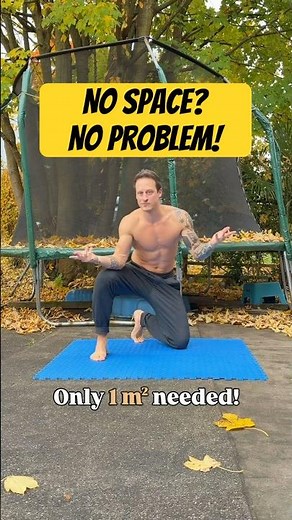 Full Body Workout Anywhere | Minimal Space Routine | No Excuses 🔥