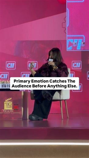 Ekta Kapoor decoding creativity like a pro Primary emotion catches the audience before anything else