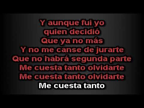 Los Angeles Azules ft Ana Torroja - Me cuesta tanto olvidarte KARAOKE