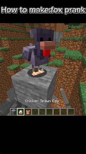 fox prank in minecraft