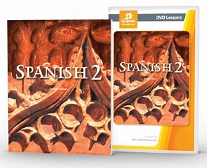 BJU Press Spanish 2 DVD Kit - Homeschool Curriculum DVD Video Course