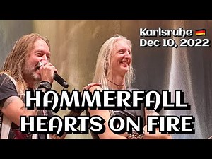 Hammerfall - Hearts on Fire @Knock Out Festival, Karlsruhe🇩🇪 December 10, 2022 LIVE HDR 4K