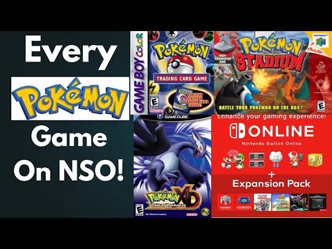 Every Pokemon Game On Nintendo Switch Online 
