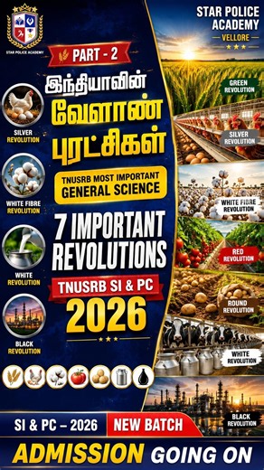 🌾 **India's Agricultural Revolutions – PART 2** 🚔