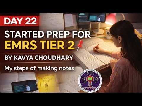 DAY 22 😊: EMRS prep by KAVYA 🎯 EMRS TGT CS #emrstier2 #emrsresult #emrscutoff #tgtcs