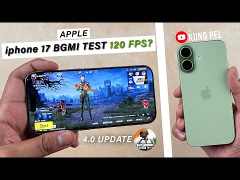 iPhone 17 BGMI Test 120 FPS? FPS Meter, Heating and Battery Test | Shocked😱