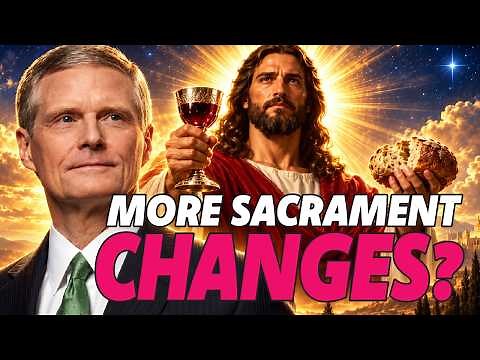 Elder Bednar EXPLAINS the Church’s Sacrament Changes AGAIN… “DON’T RUSH”