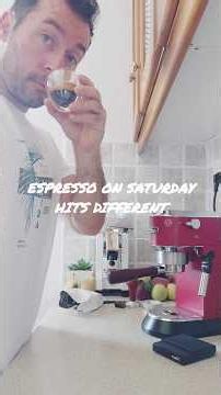 espresso on Saturday hits different with DeLonghi Dedica EC685