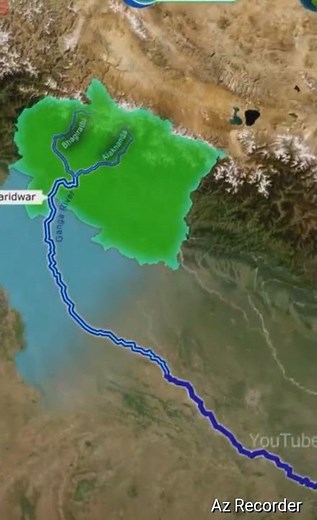 GANGA RIVER SYSTEM || sacred and biggest river in india🌎longest river in india||