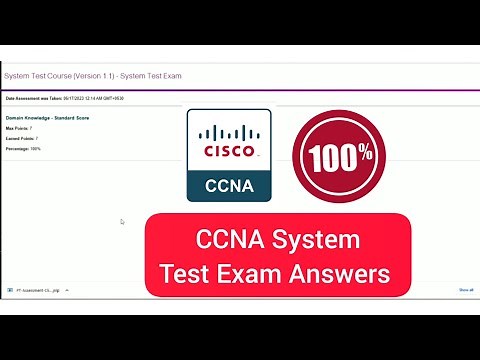 CCNA System test exam answers 2023 // CCNAv7 : introduction to networks //Cisco CCNA itn #cisco