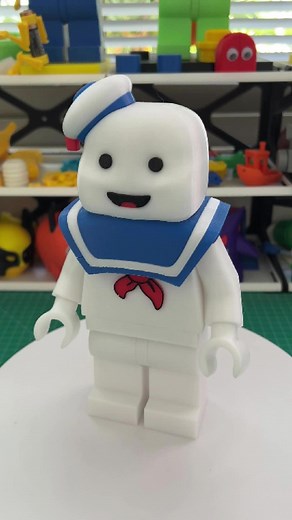 3D Printed Stay Puft Marshmallow Man - Download Now!