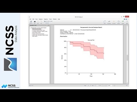 Kaplan-Meier Survival Curves in NCSS
