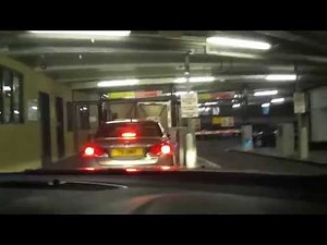 "The car's disappeared" car park in London (double spiral) + lift