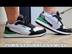 Review Do Tênis Puma St Runner V4 Mesh | Demonstração No Pé | On Feet | Tênis Para o Dia a Dia