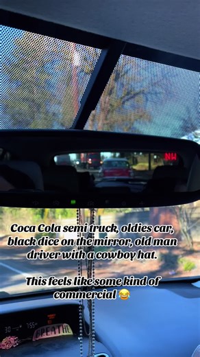 Nostalgic Coca Cola Semi Truck and Oldies Cars