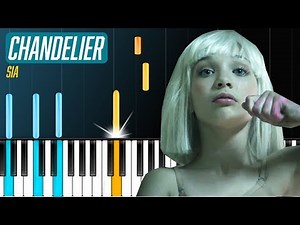 Sia - "Chandelier" Piano Tutorial - Chords - How To Play - Cover