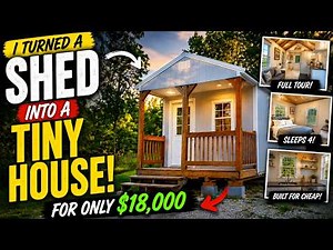 I Built This Tiny House For Just $18,000 | Full Breakdown