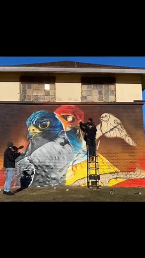 Mural Time Lapse Painting | Graffiti Art | Street Artist | ASMR