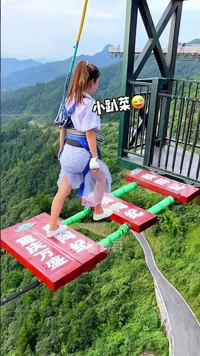 Bungee Jumping With Rope In Beautiful Place:Asmr Bungee Jumping