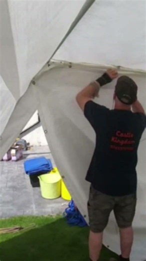 HOW TO: Set Up A 13" x 20" (4 x 6 M) Party Tent Marquee With Lights, Heating & Flooring #marquee