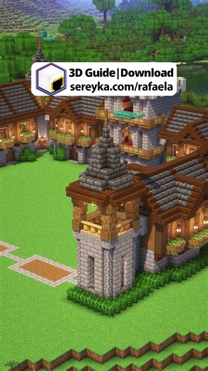 Minecraft Easy Starter House 🏡 Download Build Link in bio📝 #minecraft #minecraftbuilding