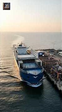 Giant Cargo Ship Build to Launch 🚢 | Full 360° Cinematic Reveal in 4K HDR