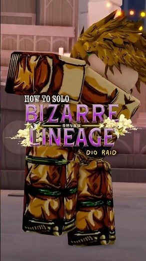 How To SOLO DIO Raid in Bizarre Lineage (Easy Method)