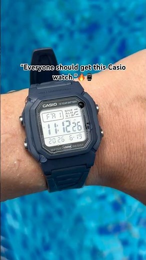 Model: Casio W-800H-2AV Let us know your favorite feature in the comments!👇