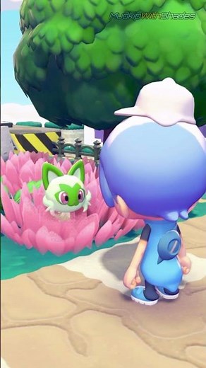 Meeting the Weed Cat on Pokopia?! #shorts #sprigatito