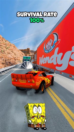 CrashWizard on Instagram: "Which car overtakes the truck and survives? #beamng #beamngdrive #beamngcrash #game #gaming"